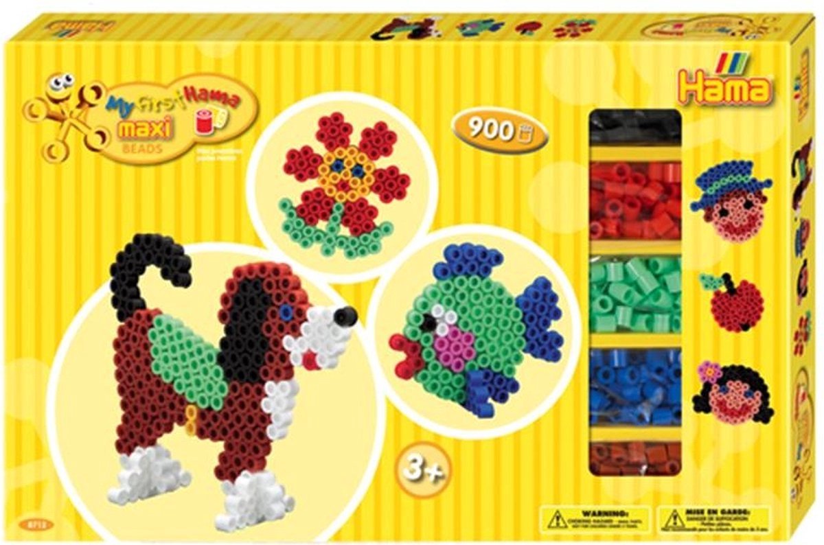 Hama Maxi String perles complète le jeu 900 pièces