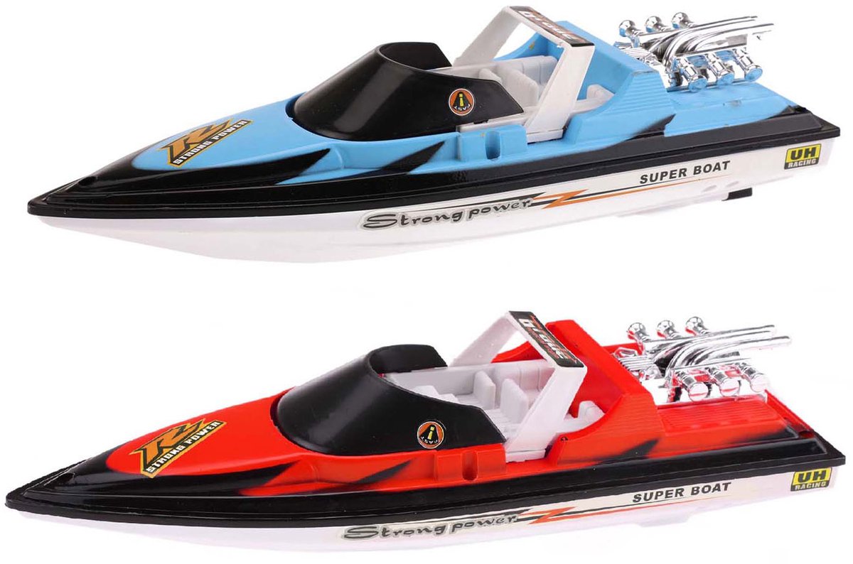 Bateau à moteur Toi-toys vehicool avec moteur et accessoires