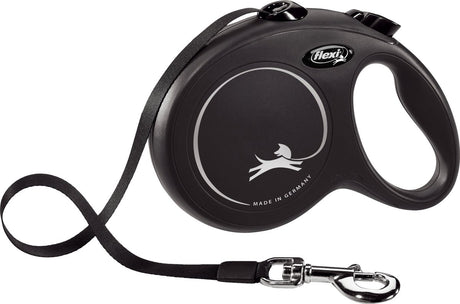 Ruban classique ligne rétractable Flexi noir