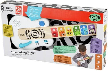 Hape baby einstein magic touch guitare musicale - instrument jouet - blanc