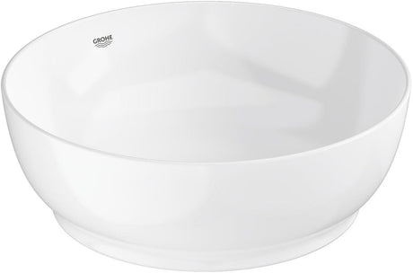Lavabo rond Grohe essence – 40 cm – sans trop-plein – céramique brillante – aquaceramic hyperclean – blanc