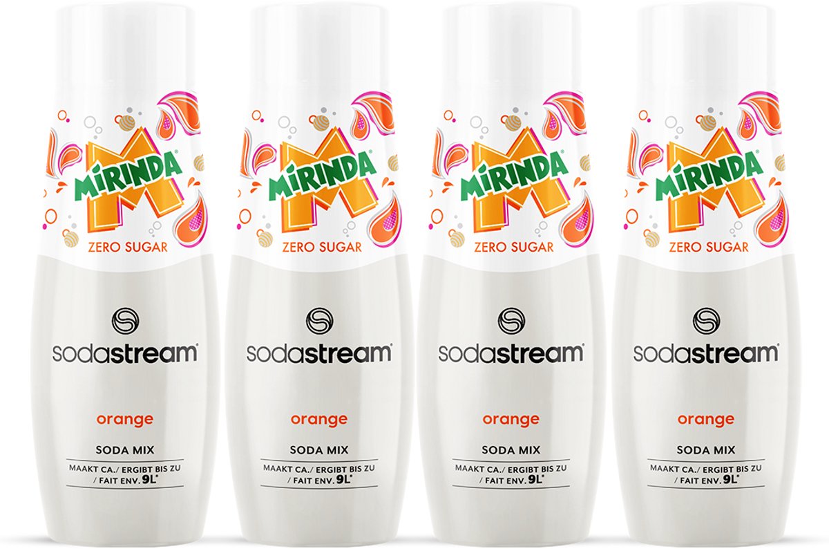 Sirop Sodastream Miranda Zero - paquet de 4