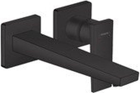 Mitigeur monocommande de lavabo Hansgrohe metropol avec saillie 225 mm et bouchon de vidange noir mat