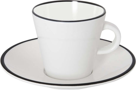 Gimex - ligne linea - service à expresso - noir - 85 ml - 2 pièces