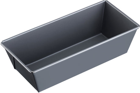 Moule à pâtisserie Westmark, idéal pour le gâteau de l'Épiphanie, longueur : 25 cm, avec revêtement antiadhésif, acier laminé à froid, back meister, anthracite, 32842270