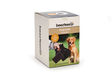 Beeztees poepgrijper hond - poepschep - incl. 20 zakjes - 14x10x16 cm