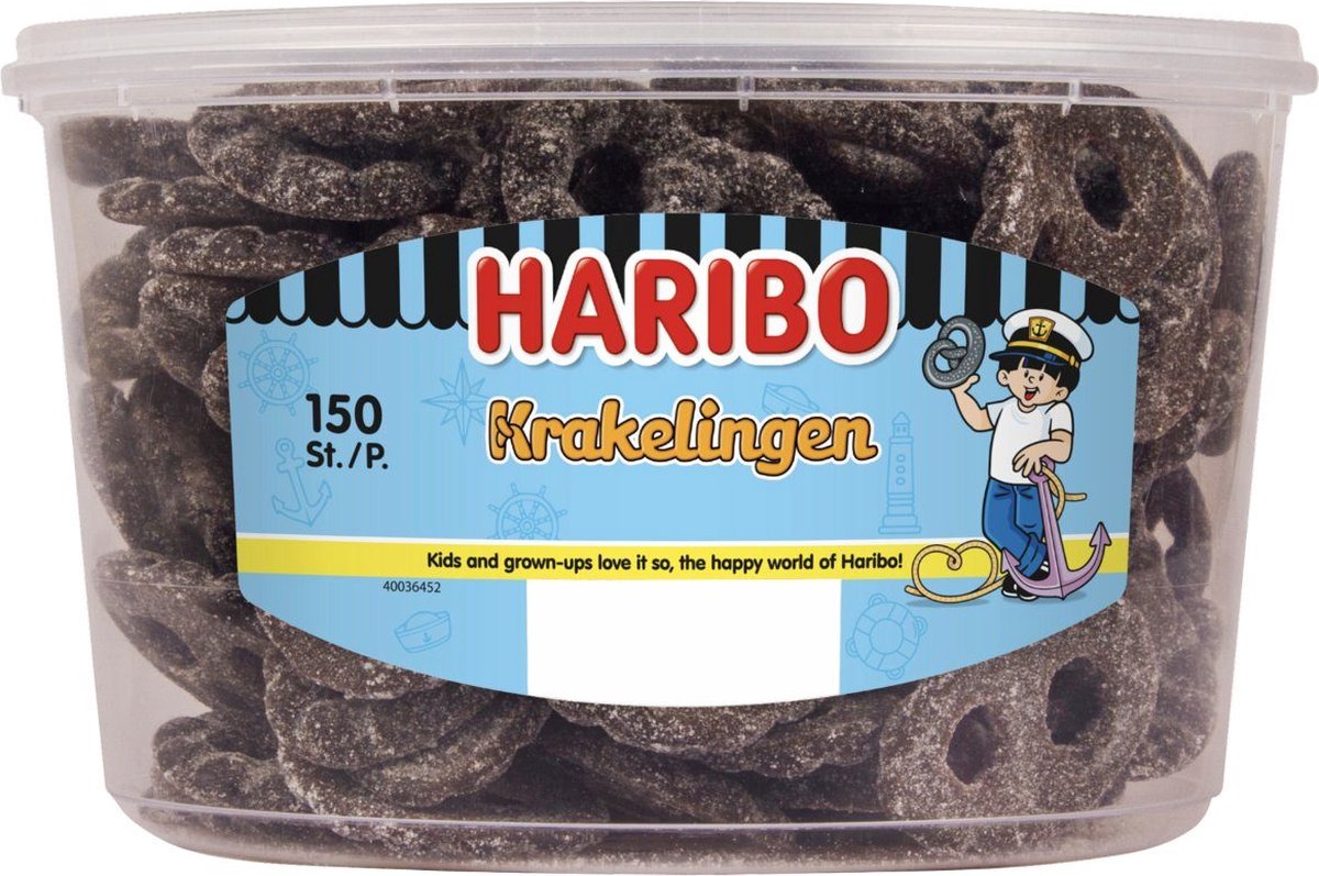 Bretzels à la réglisse Haribo (150 pièces)