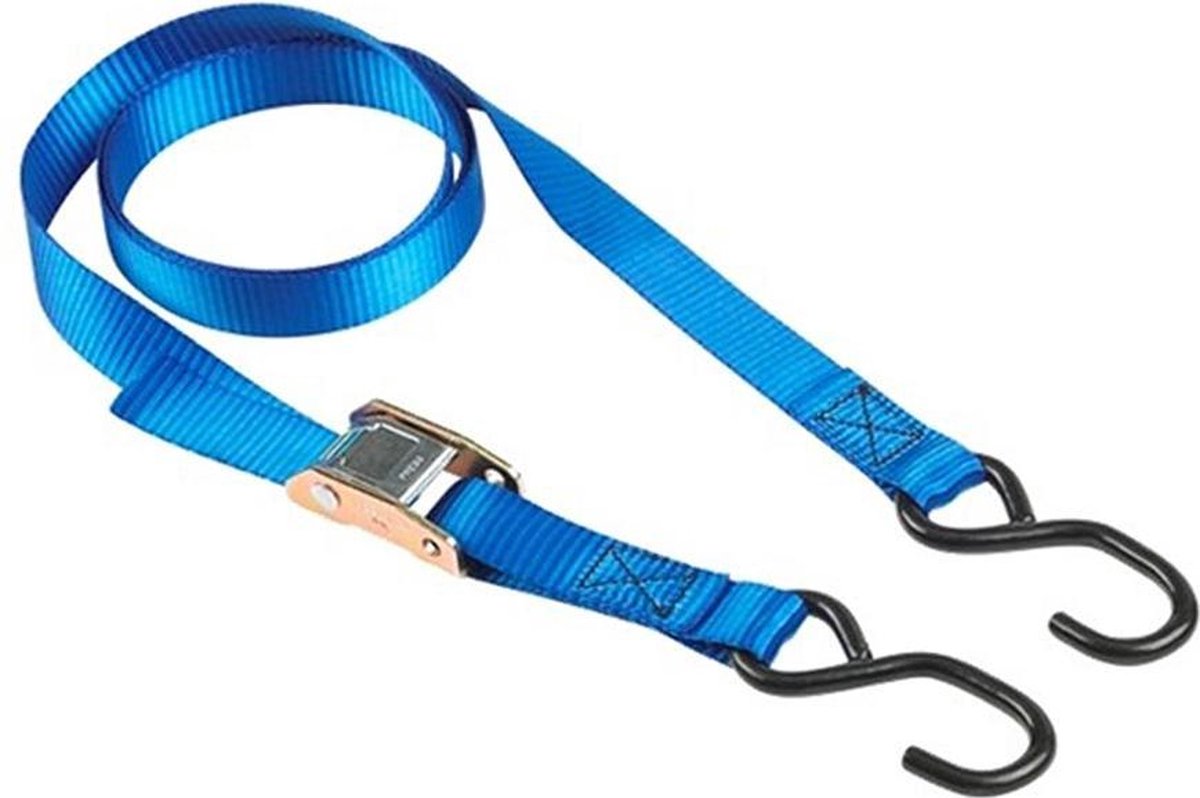 Masterlock master lock 4368eurdat sangle de tension sans fin avec boucle de serrage et crochet en S - 2m x 25mm - lot de 2