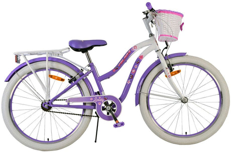 Volare joli vélo pour enfants - filles - 24 pouces - violet - deux freins à main