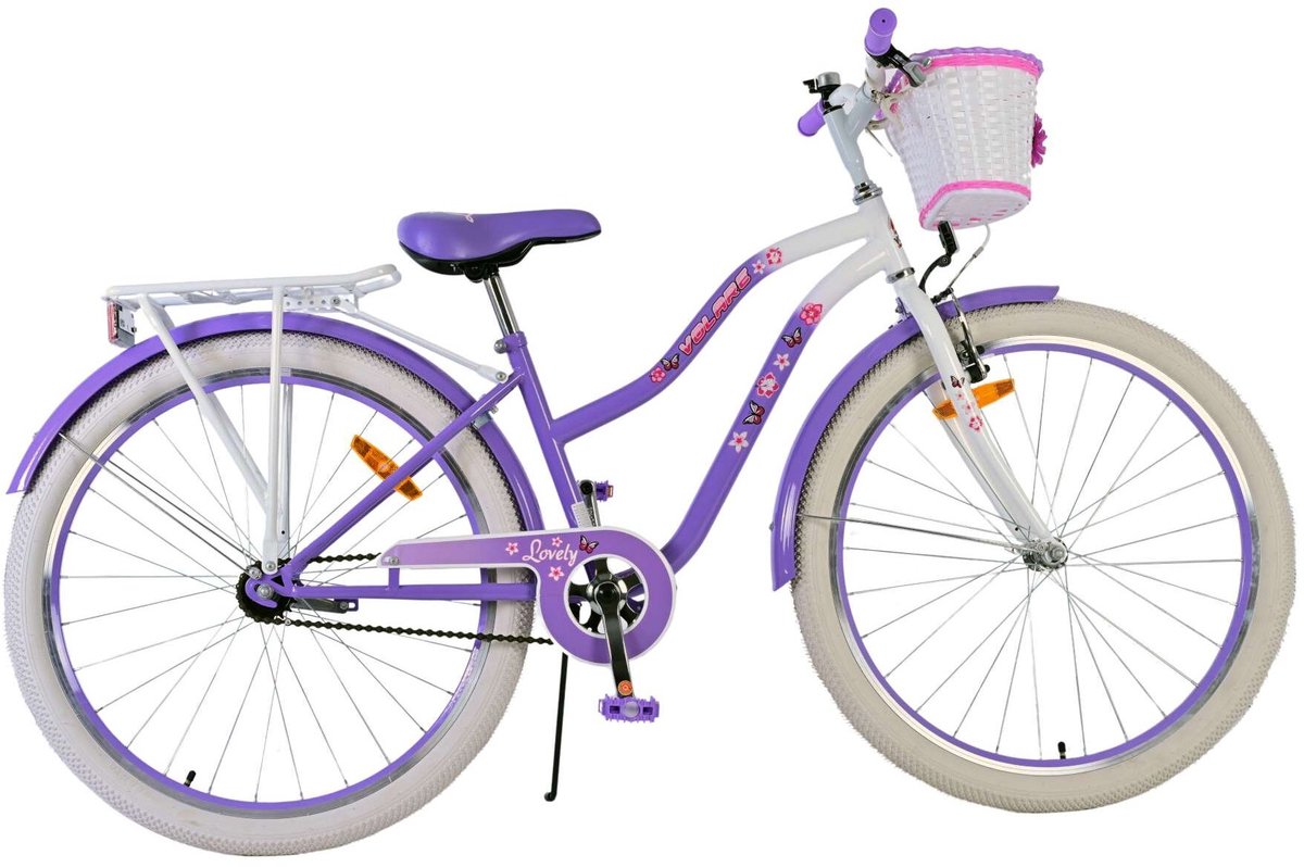 Volare joli vélo pour enfants - filles - 26 pouces - violet