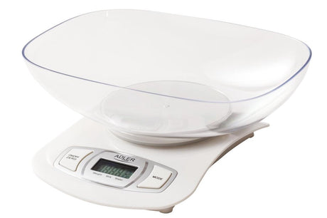 Adler ad 3137 w - balance de cuisine blanche - balance de 1,5 litre