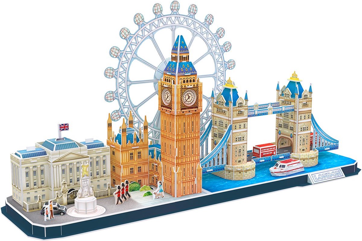 Puzzle 3D amusant cubique City Line Londres