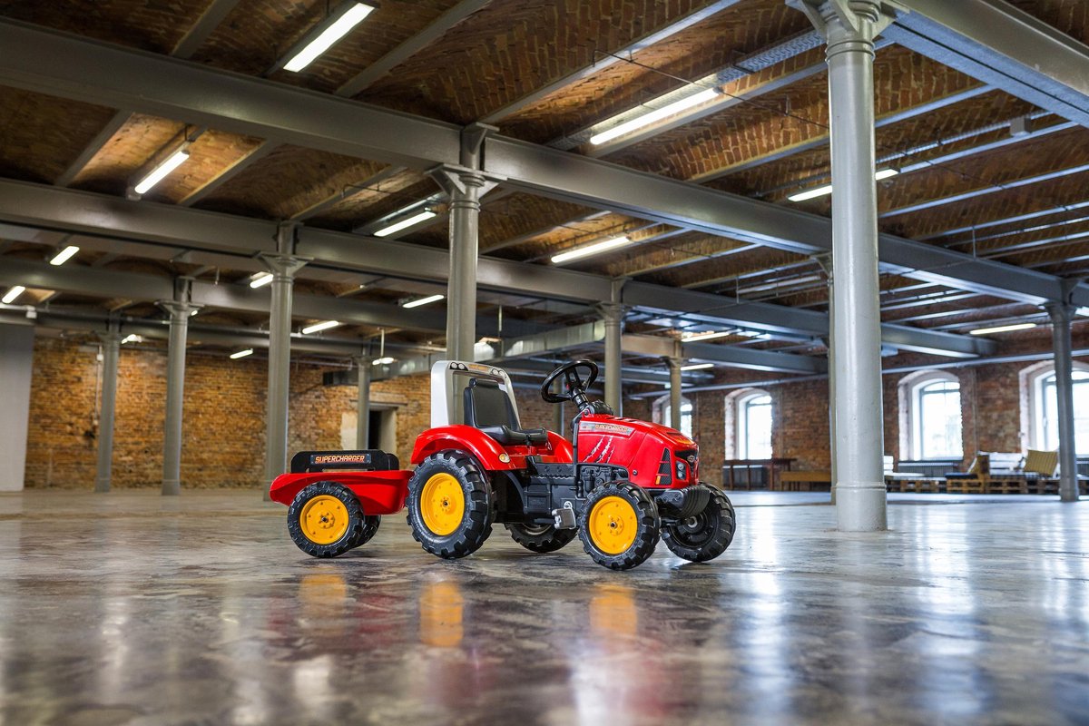 Falk compresseur - garçons - rouge - tracteur à pédales