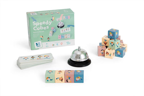 Jeu de jouets Bs, cubes rapides en bois