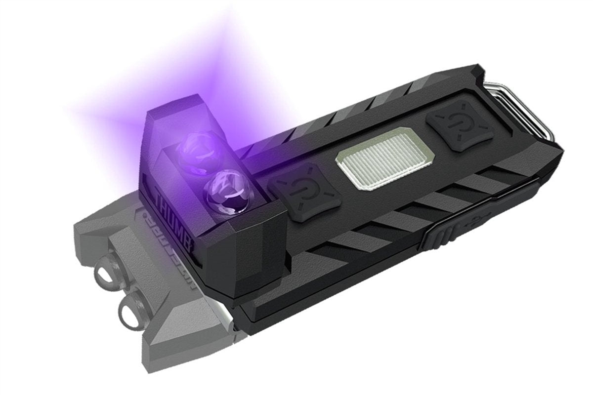 Nitecore pouce leo lampe porte-clés uv rechargeable