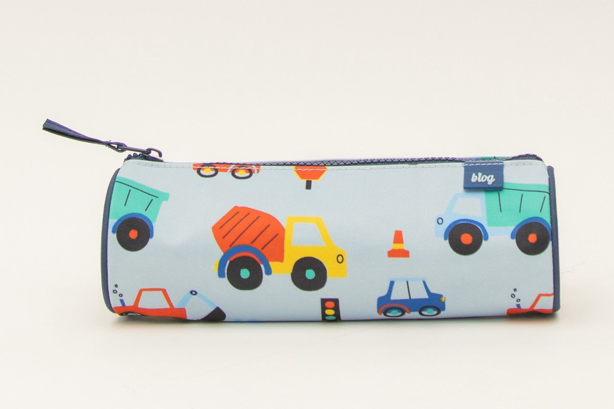 Ancor pochette à stylo b'log play me cars 22x7x7cm ronde - an-128406