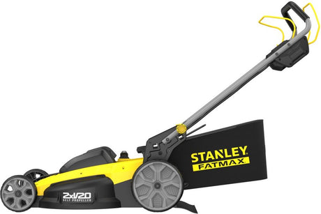 Tondeuse à gazon à batterie Stanley sfmcmws251m fatmax® v20 51cm avec roues motrices 2x18v 4,0ah