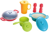 Ensemble de jeu de cuisine poêles et casseroles Playgo - 10 pièces.