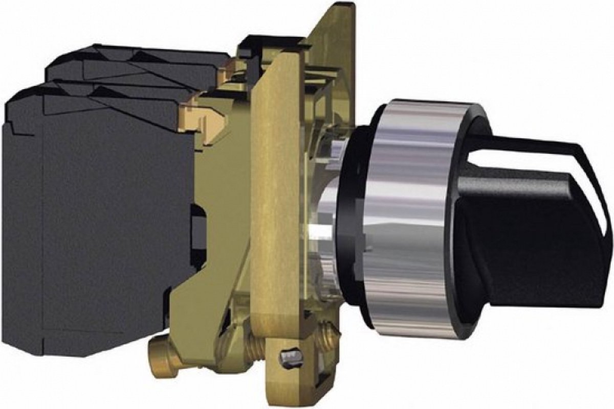 Schneider electric xb4bd21 Harmony xb4bd21 bouton de sélection commutateur rotatif noir 2 x déclencheur rotatif à 90 ° 1 pièce(s)