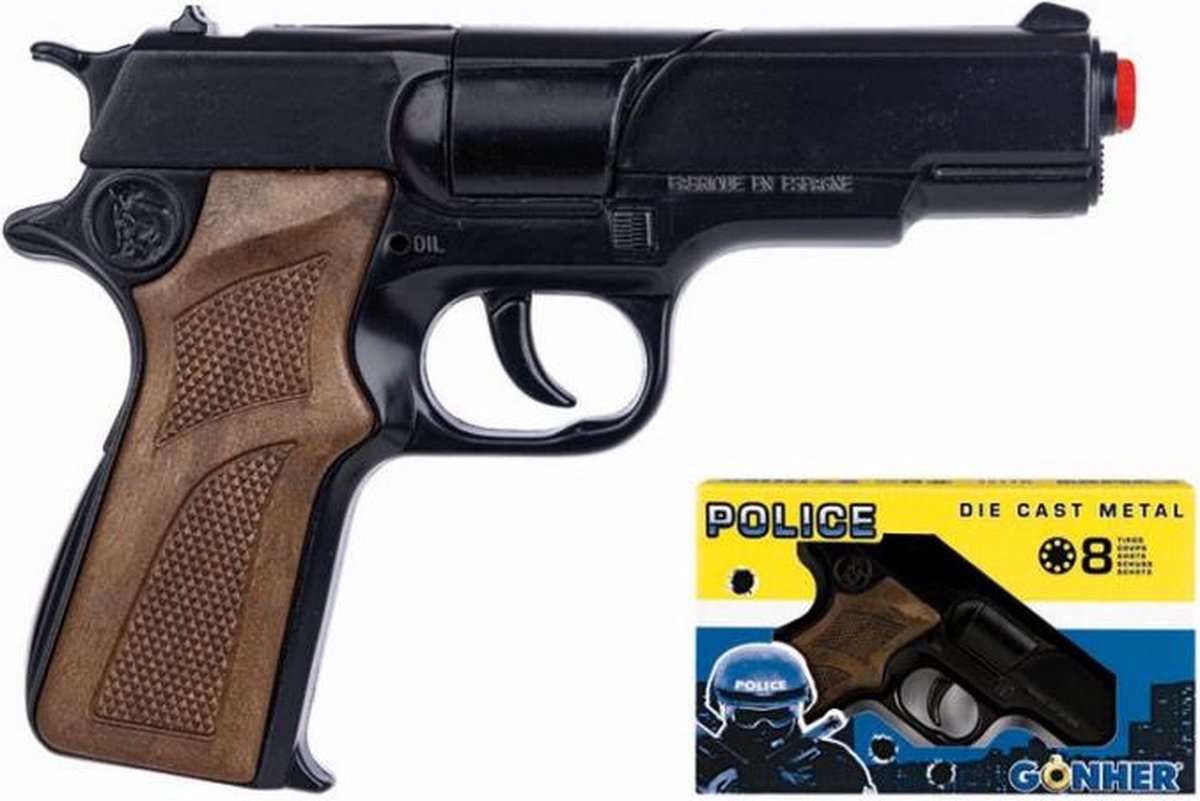 Pistolet à casquette de police Gonher