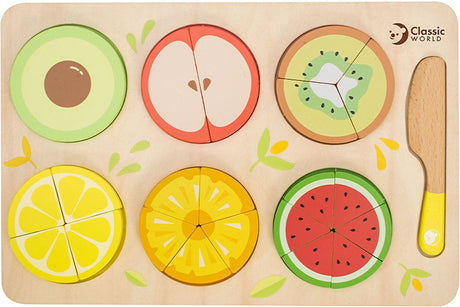 Puzzle de fractions en bois du monde classique, jouets éducatifs, 22 pièces.