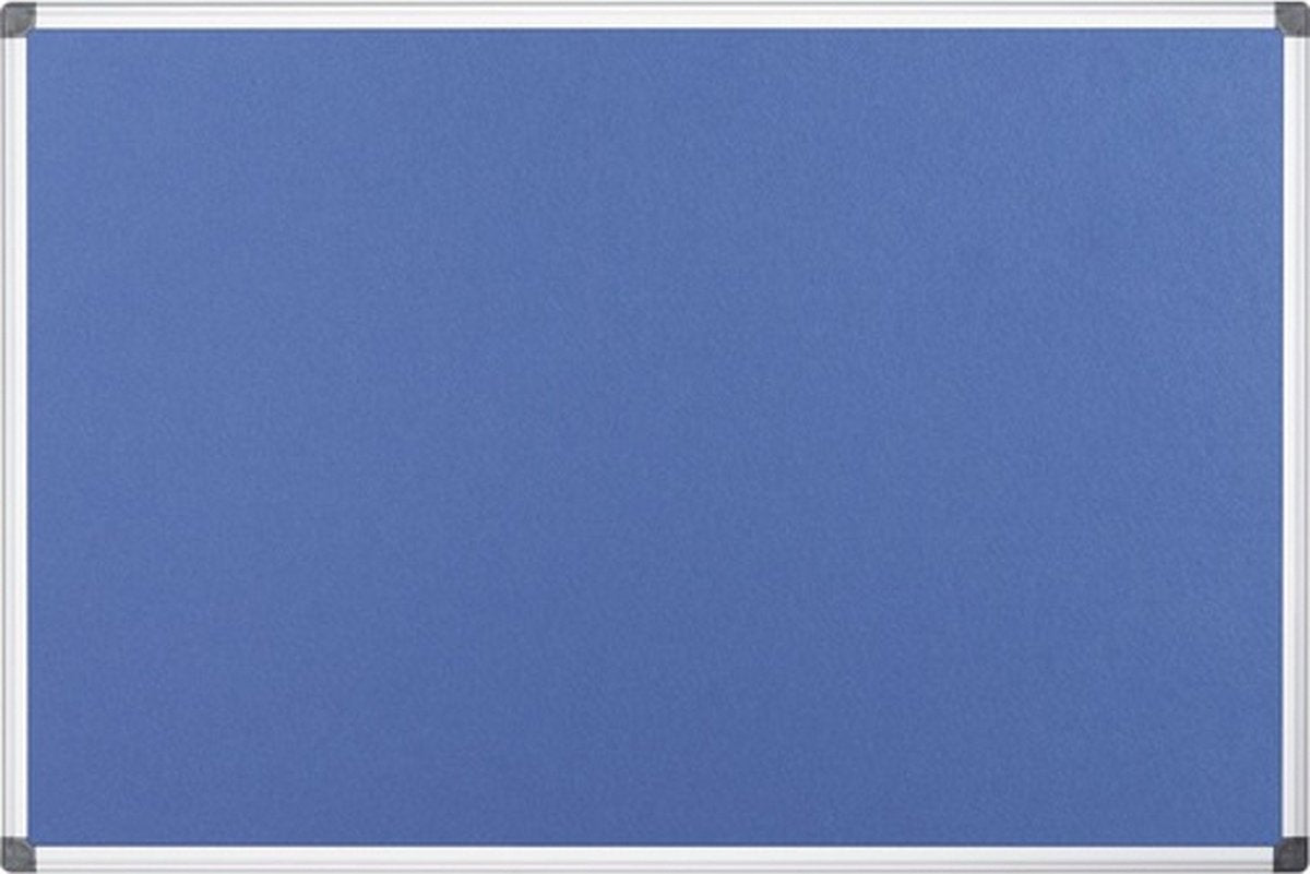 Tableau feutre bi-office bleu 120x90 cm