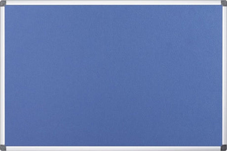 Tableau feutre bi-office bleu 120x90 cm