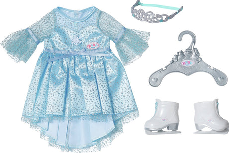 Robe princesse née sur glace pour bébé 43cm | 2 pièces