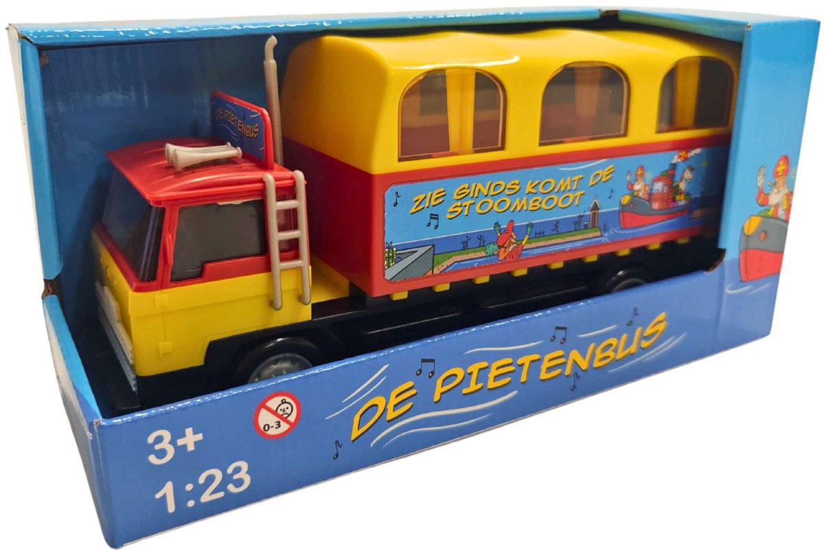 Volare Sinterklaas et Pete bus avec klaxon