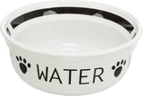 Trixie gamelle pour chien céramique blanc noir