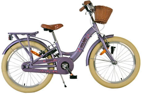 Vélo pour enfants Volare Blossom - filles - 20 pouces - violet - deux freins à main
