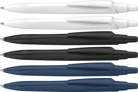 Schneider writing instruments stylo à bille schneider - reco - 6 pièces assorties - ange bleu - recyclé - plume m - couleur d'écriture bleu - s-131886