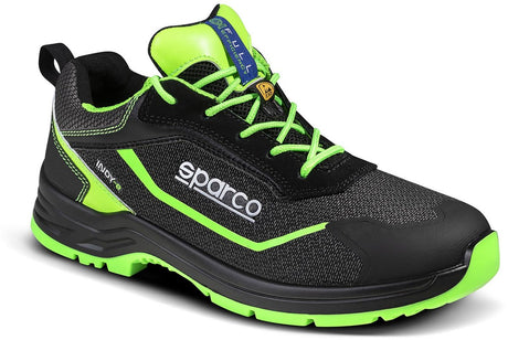 Sparco chaussures de travail s3s - indy-e forester - noir vert — noir — 41