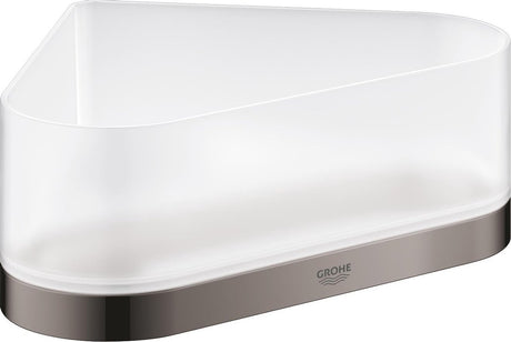 Receveur de douche d'angle Grohe Selection avec support - graphite dur (gris foncé) - 41038a00