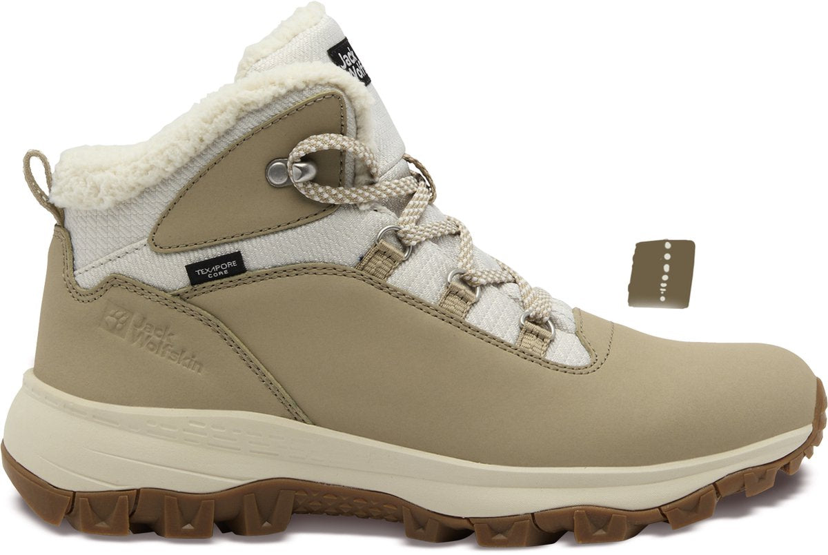 Chaussures de randonnée femme Jack wolfskin everquest texapore mid w - anis