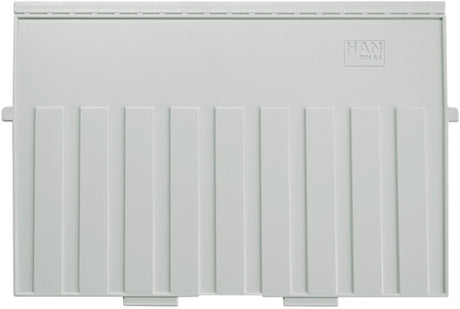 Han plaque de séparation fiche index a4 transversale gris clair | 5 pièces