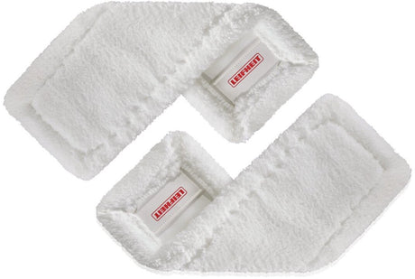 Housse Leifheit superduster floor xl - microfibre - 42 cm - lot de 2 chiffons de remplacement