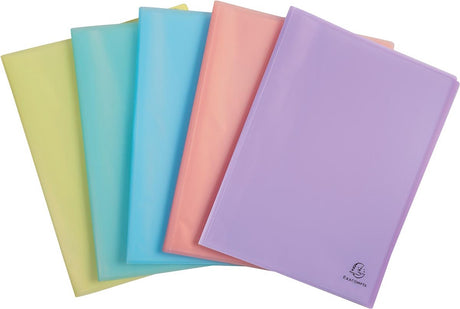 Exacompta show album chromaline, 40 sachets, couleurs pastel assorties 5 pièces