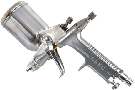 Mini pistolet Geko - technologie HVLP - 200 ml - buse 0,5 mm - contrôle de l'air et de la peinture réglable