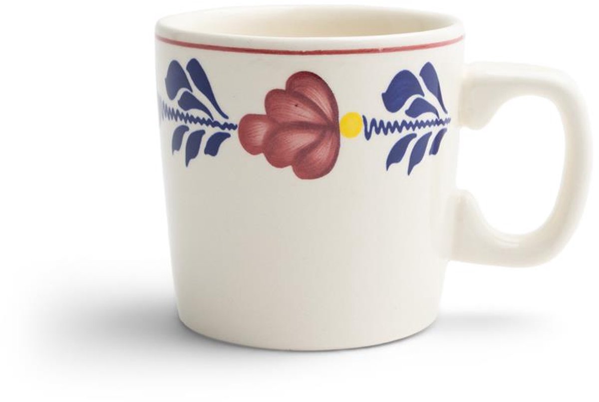 Royal Boch Farmer's Bont Tasse avec anse 0,2 l | 6 pièces