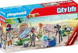 Playmobil city life couple de mariage avec pack promo appareil photo - 71367