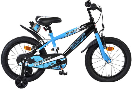 Volare Sportivo Children's Bicycle - Boys - 16 pouces - Blue Black - deux freins à main