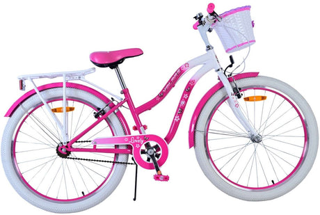 Volare joli vélo pour enfants - filles - 24 pouces - rose - deux freins à main