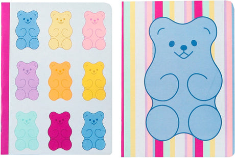 Carnets Kangaro - b'log sweet candy - format A5 - avec diamant 5mm - 2 pièces - au parfum fraise - an-122671-a