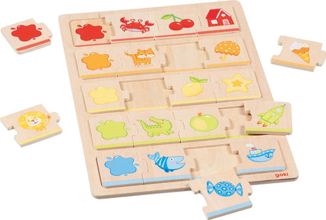 Goki Mes premières couleurs de puzzle de puzzle, 20e.
