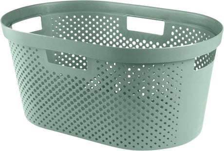 Curver - points recyclés infini - panier à linge - 40l - vert
