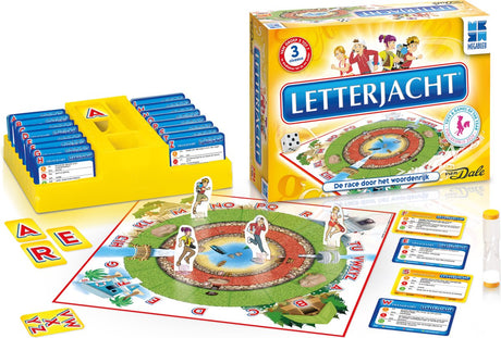 Jeu de société chasse aux lettres Megableu
