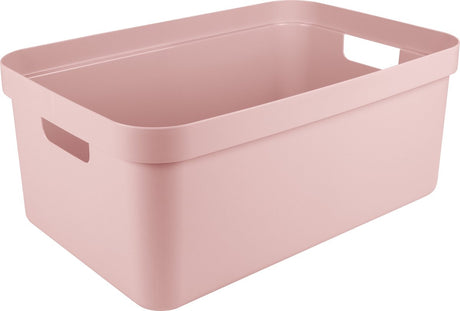 Sunware sigma home boîte de rangement 45l rose