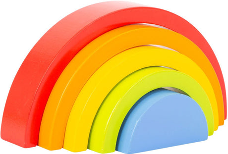 Small foot - blocs de construction en bois arc-en-ciel, 5 pcs.