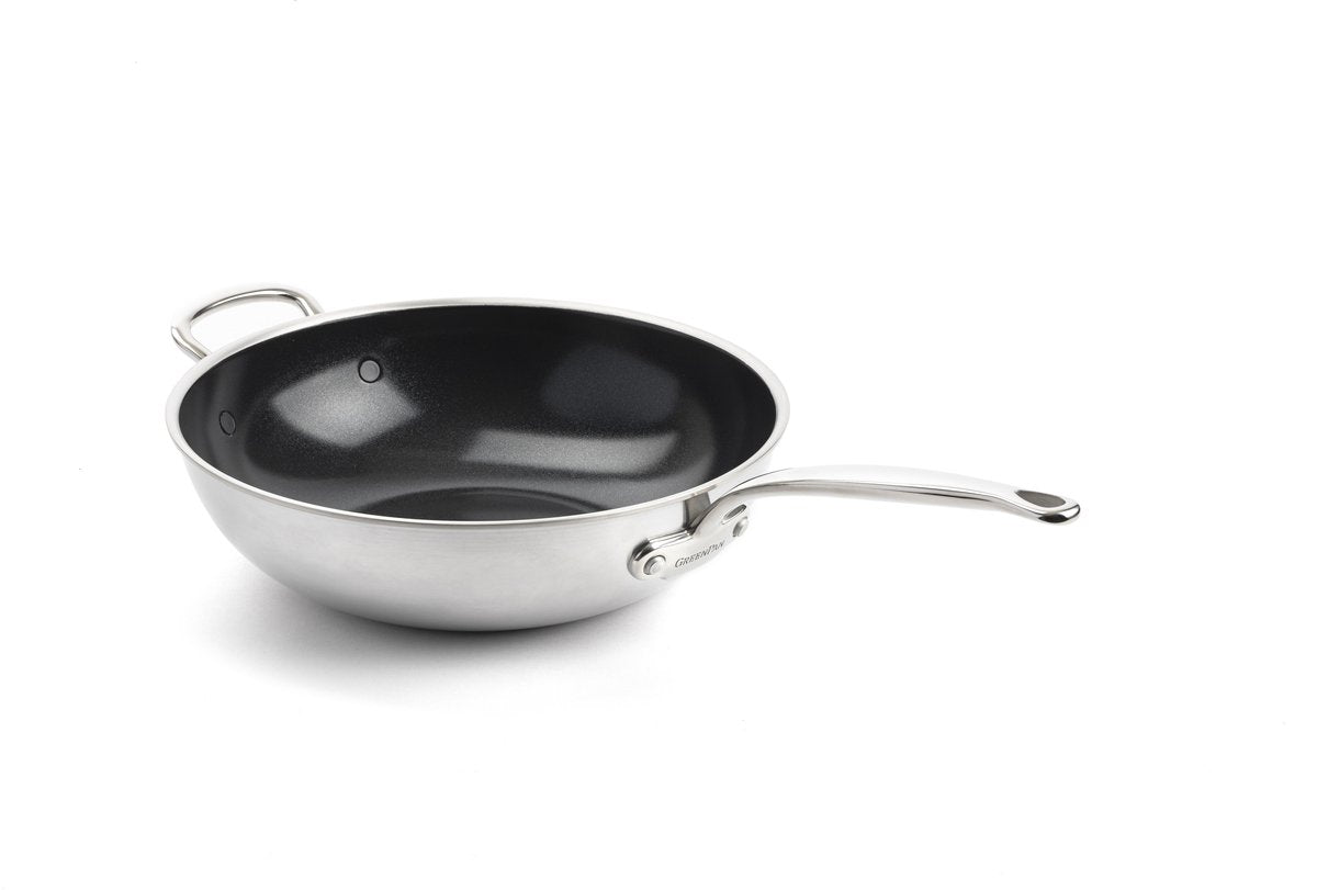 Greenpan premiere wok avec poignée supplémentaire 30cm 4,7l